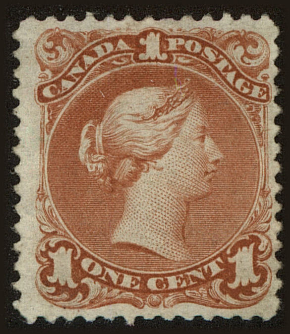 Front view of Canada 22 collectors stamp