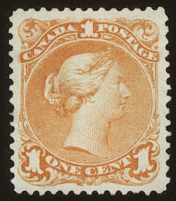 Front view of Canada 23 collectors stamp