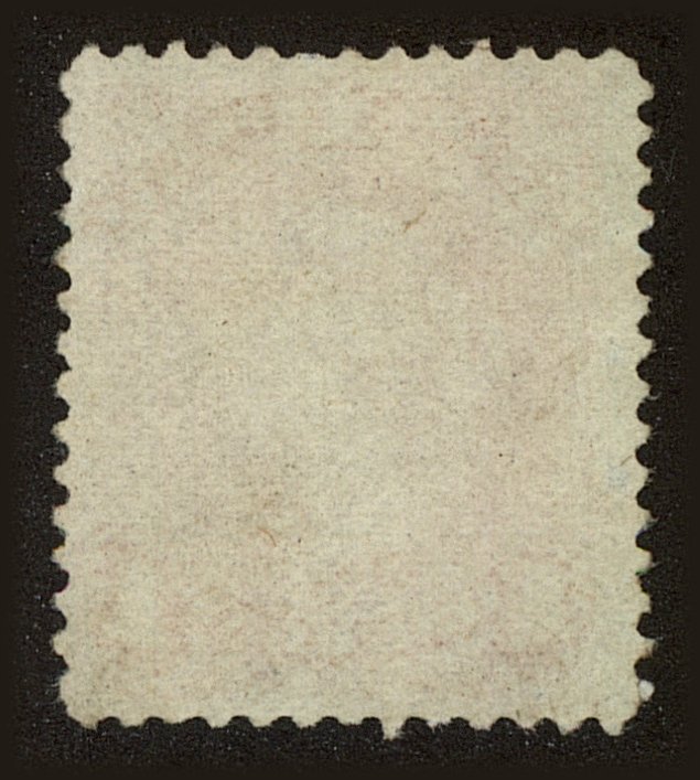 Back view of Canada Scott #22 stamp
