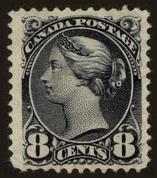 Front view of Canada 44 collectors stamp