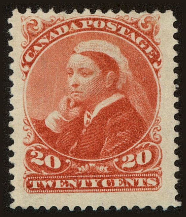 Front view of Canada 46 collectors stamp