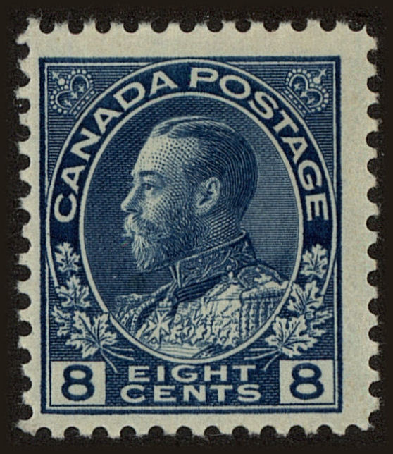 Front view of Canada 115 collectors stamp