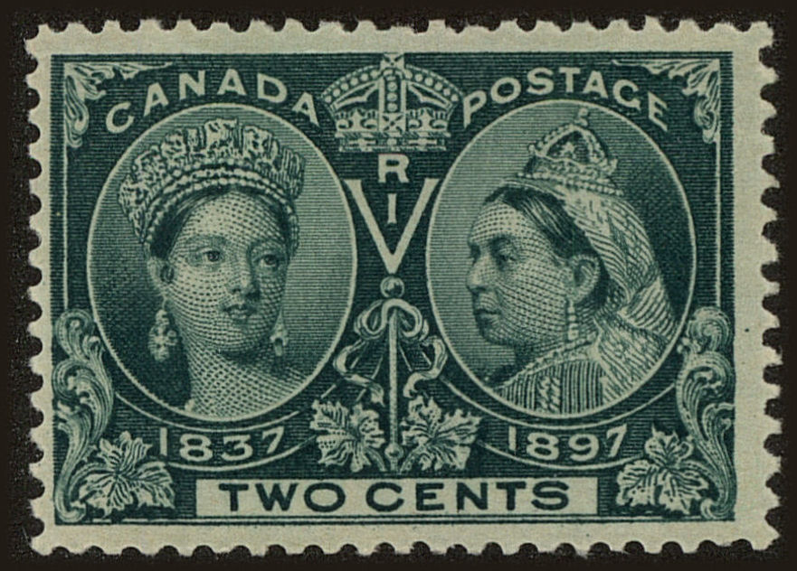 Front view of Canada 52 collectors stamp