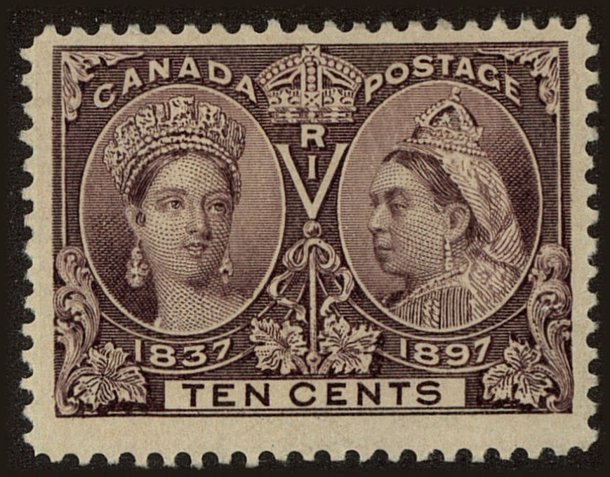 Front view of Canada 57 collectors stamp