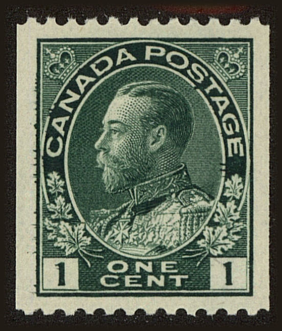 Front view of Canada 131 collectors stamp