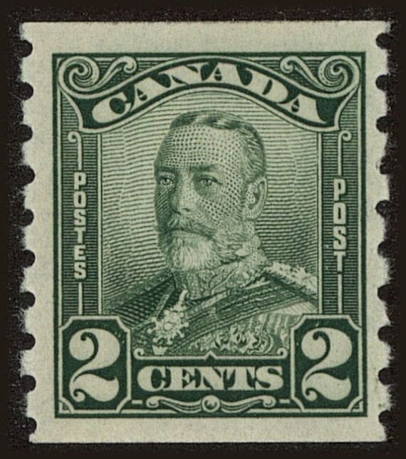 Front view of Canada 161 collectors stamp