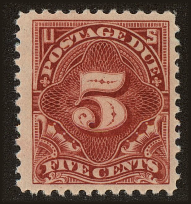 Front view of United States J64 collectors stamp