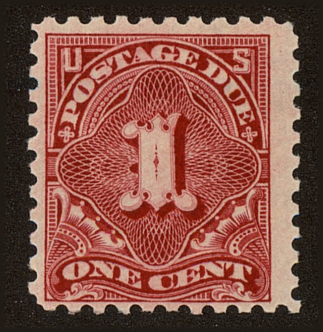 Front view of United States J52 collectors stamp