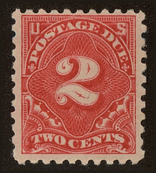 Front view of United States J53a collectors stamp