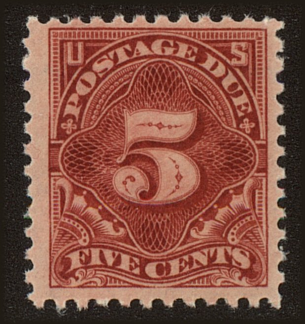 Front view of United States J64 collectors stamp