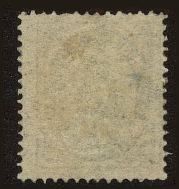 Back view of Iceland Scott #10 stamp