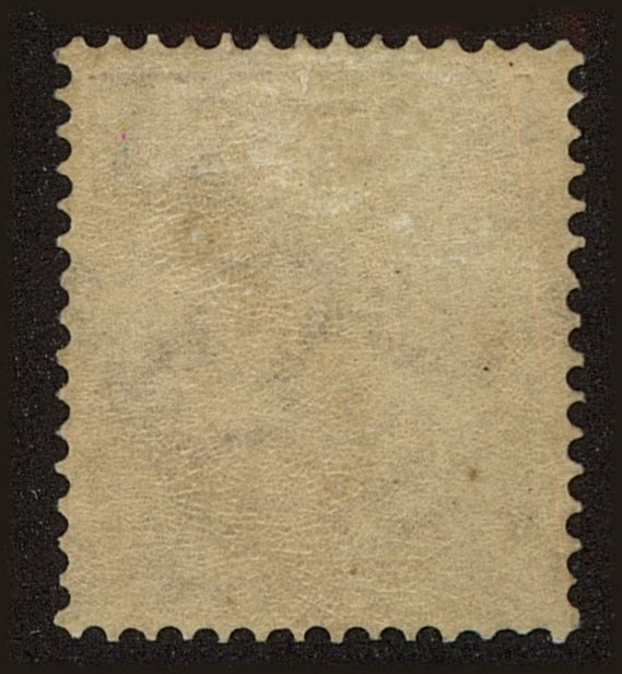 Back view of Iceland Scott #18 stamp