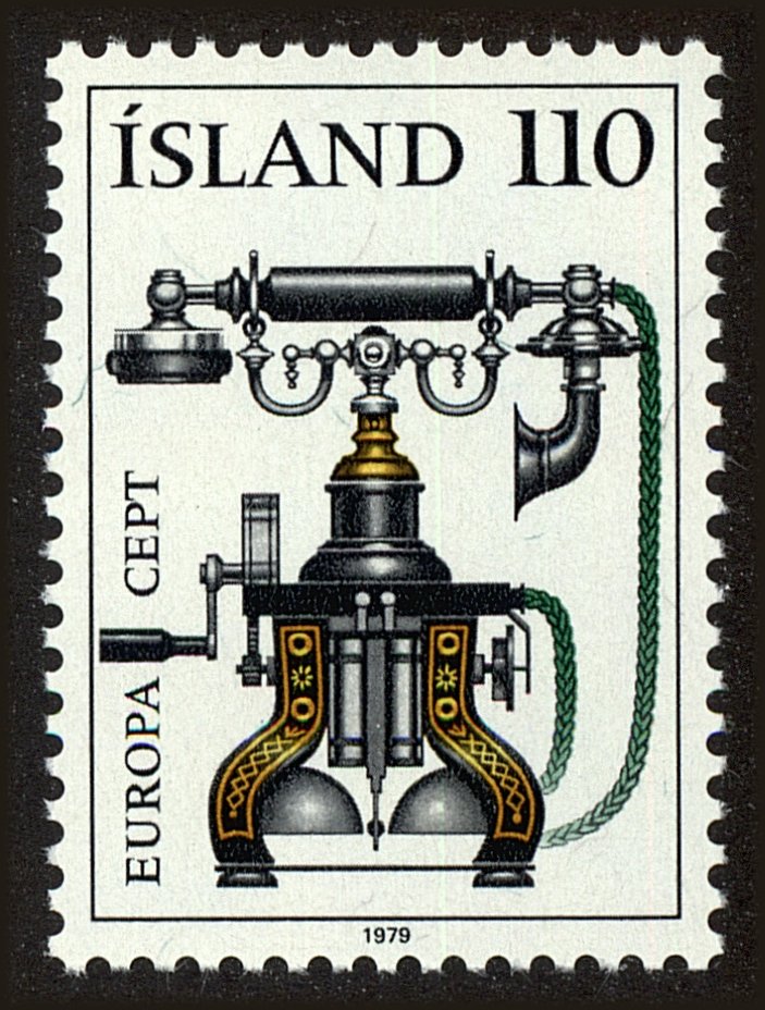 Front view of Iceland 515 collectors stamp