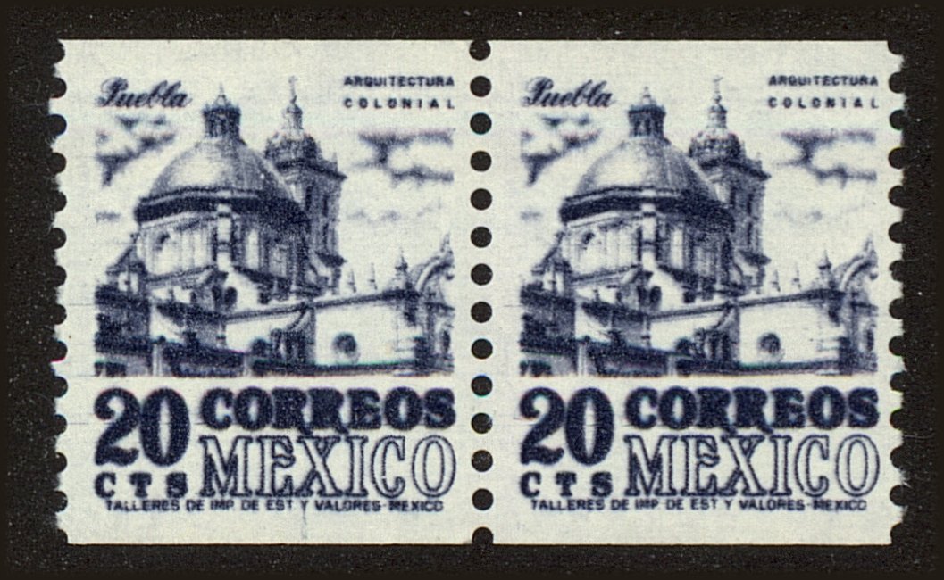 Front view of Mexico 1003 collectors stamp