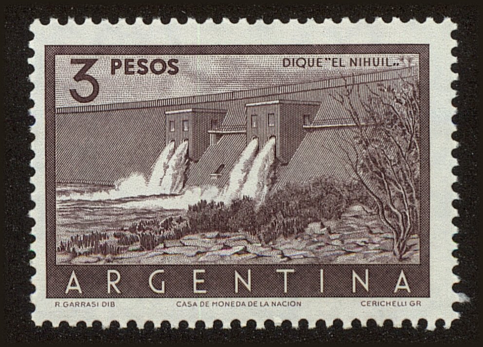 Front view of Argentina 638 collectors stamp