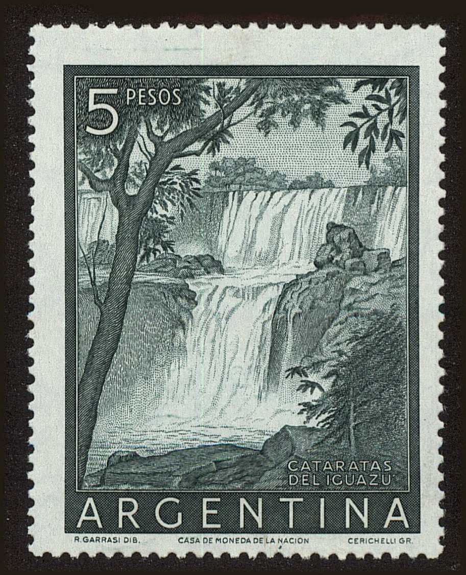 Front view of Argentina 639a collectors stamp