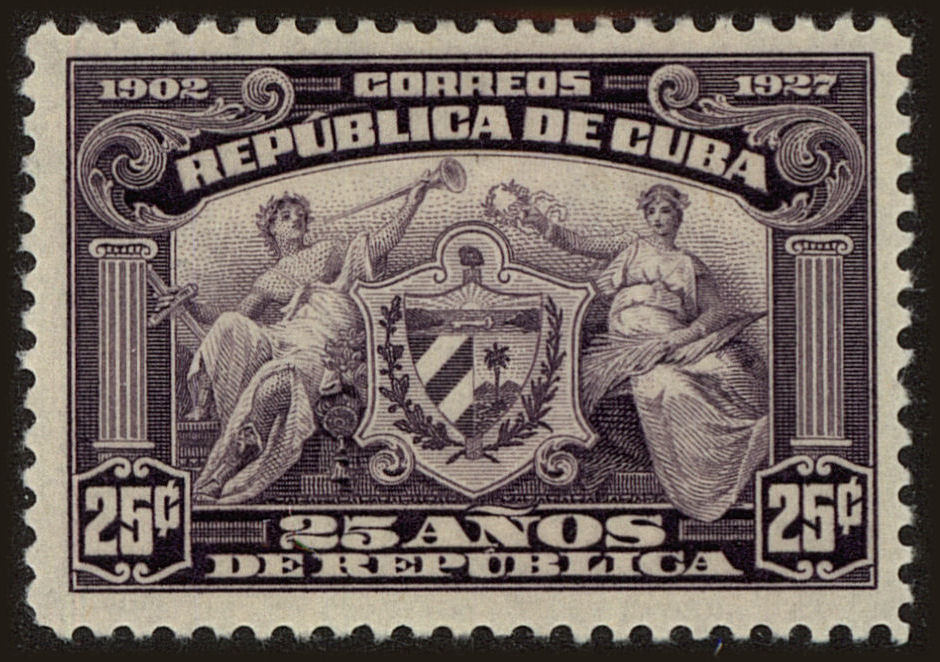 Front view of Cuba (Republic) 283 collectors stamp