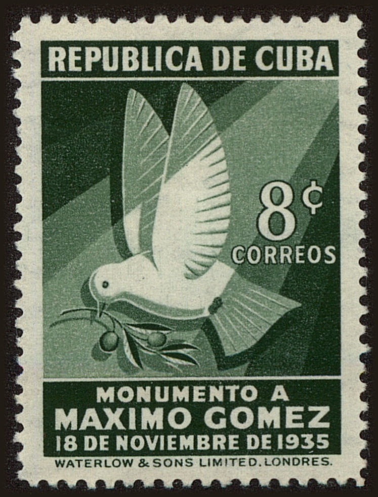 Front view of Cuba (Republic) 336 collectors stamp