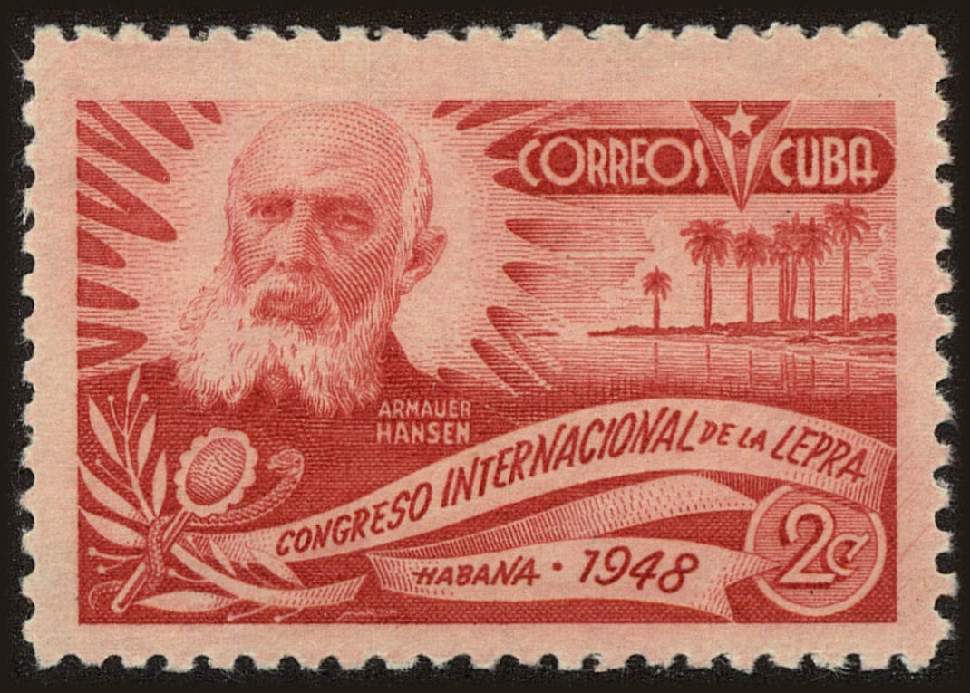 Front view of Cuba (Republic) 414 collectors stamp