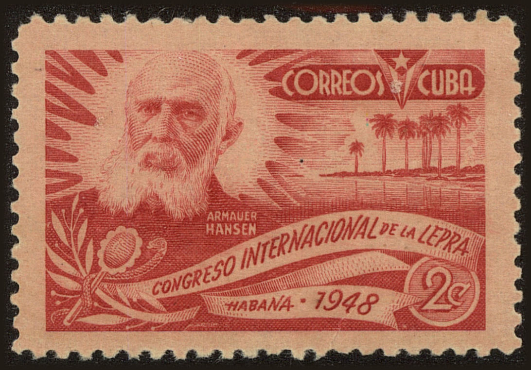 Front view of Cuba (Republic) 414 collectors stamp
