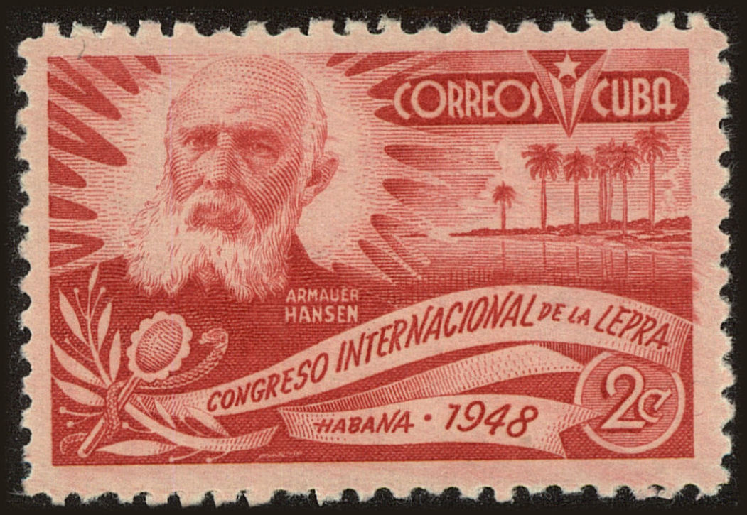 Front view of Cuba (Republic) 414 collectors stamp