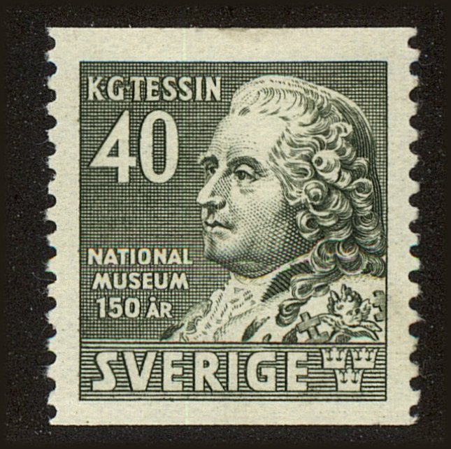 Front view of Sweden 331 collectors stamp