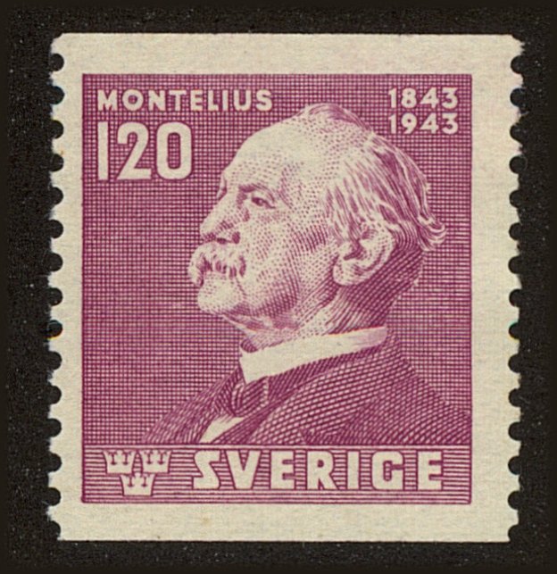 Front view of Sweden 346 collectors stamp