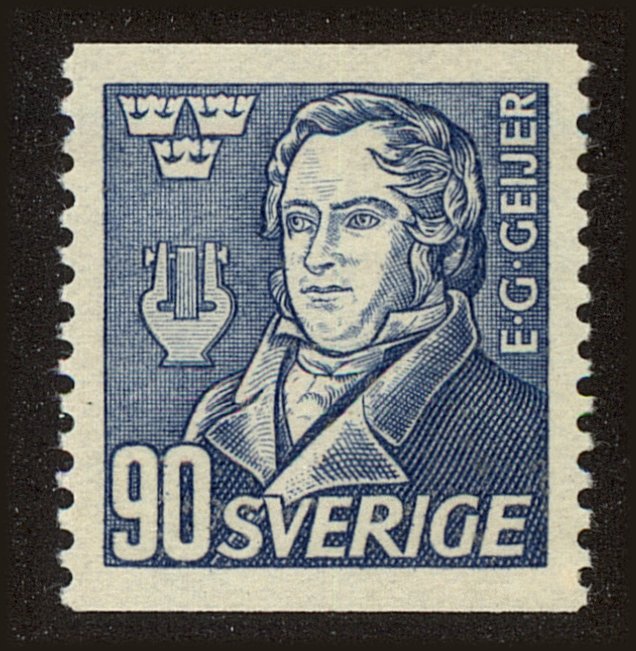 Front view of Sweden 384 collectors stamp