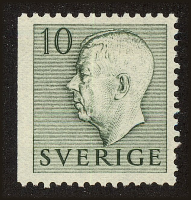 Front view of Sweden 423 collectors stamp