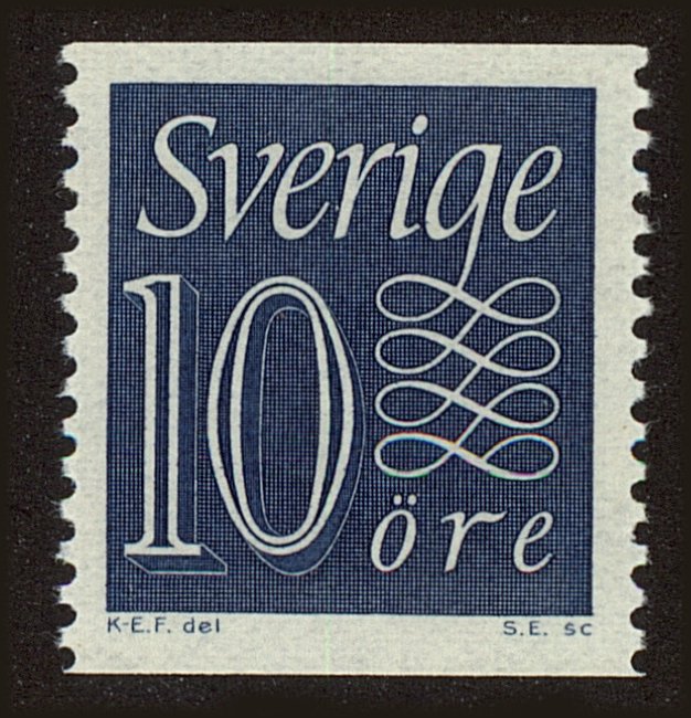 Front view of Sweden 504 collectors stamp