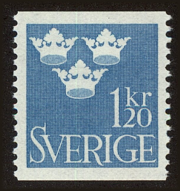 Front view of Sweden 656 collectors stamp