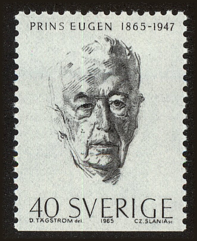 Front view of Sweden 685 collectors stamp