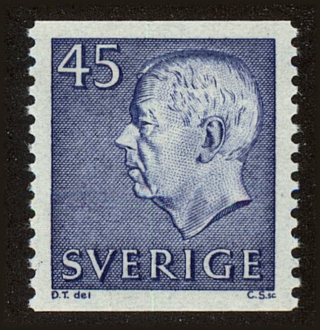 Front view of Sweden 651 collectors stamp