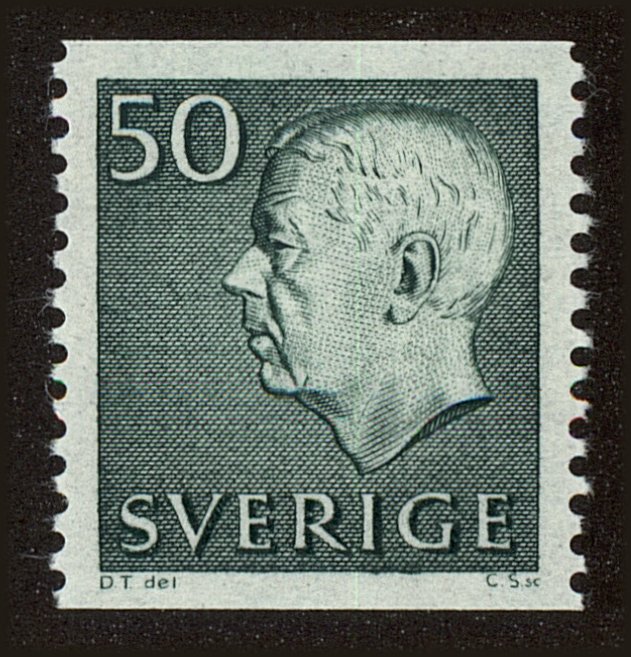 Front view of Sweden 652 collectors stamp