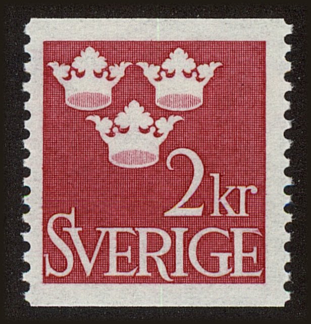 Front view of Sweden 659 collectors stamp