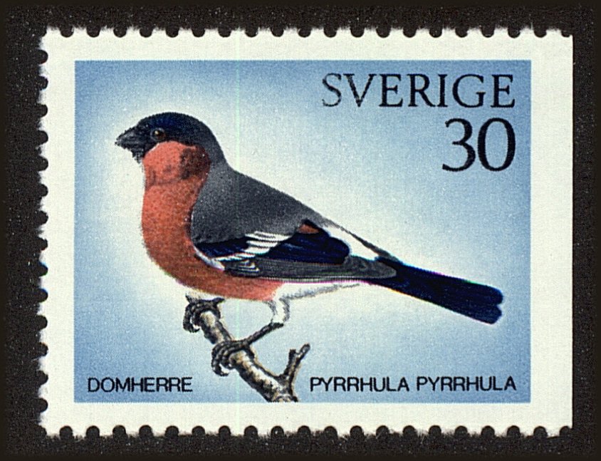 Front view of Sweden 875 collectors stamp
