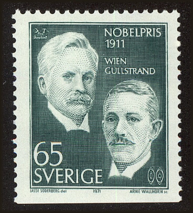 Front view of Sweden 913 collectors stamp