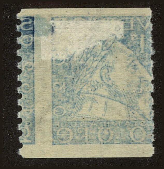Back view of Sweden Scott #165 stamp