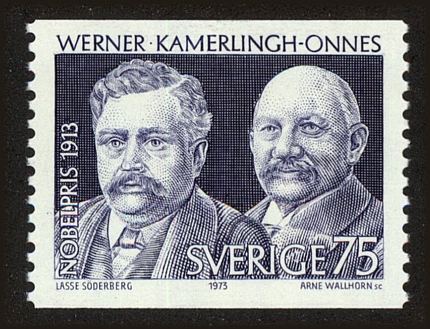 Front view of Sweden 1028 collectors stamp