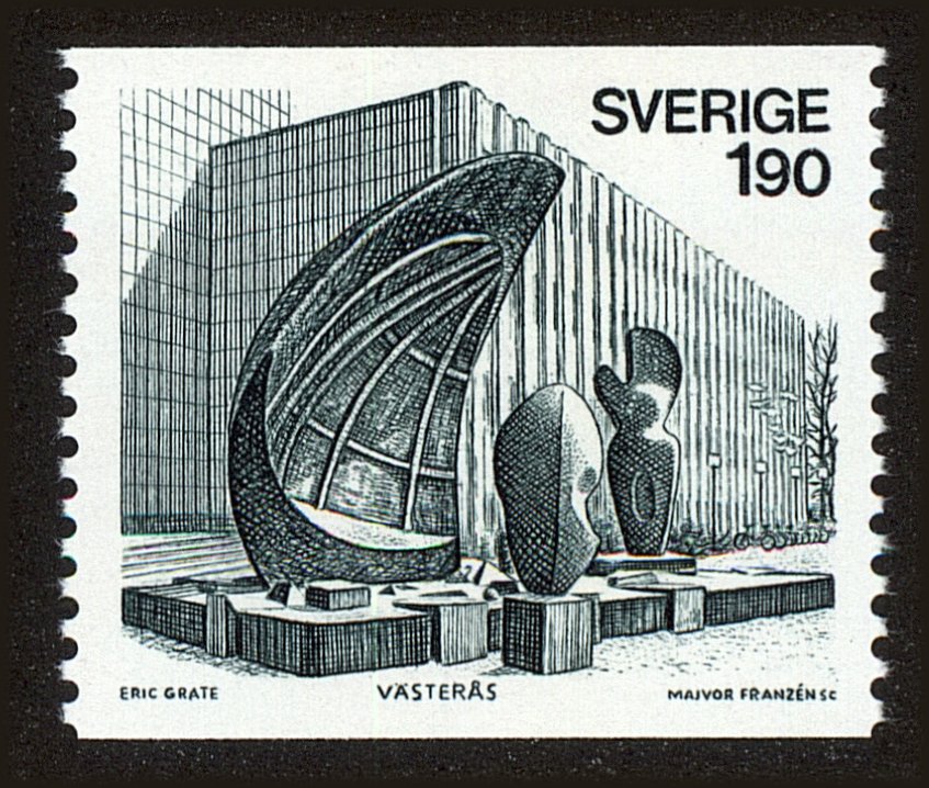 Front view of Sweden 1152 collectors stamp