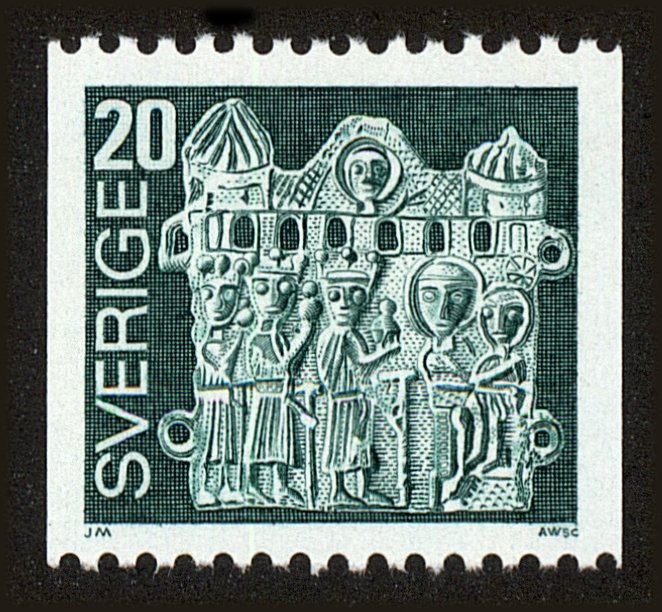 Front view of Sweden 1174 collectors stamp