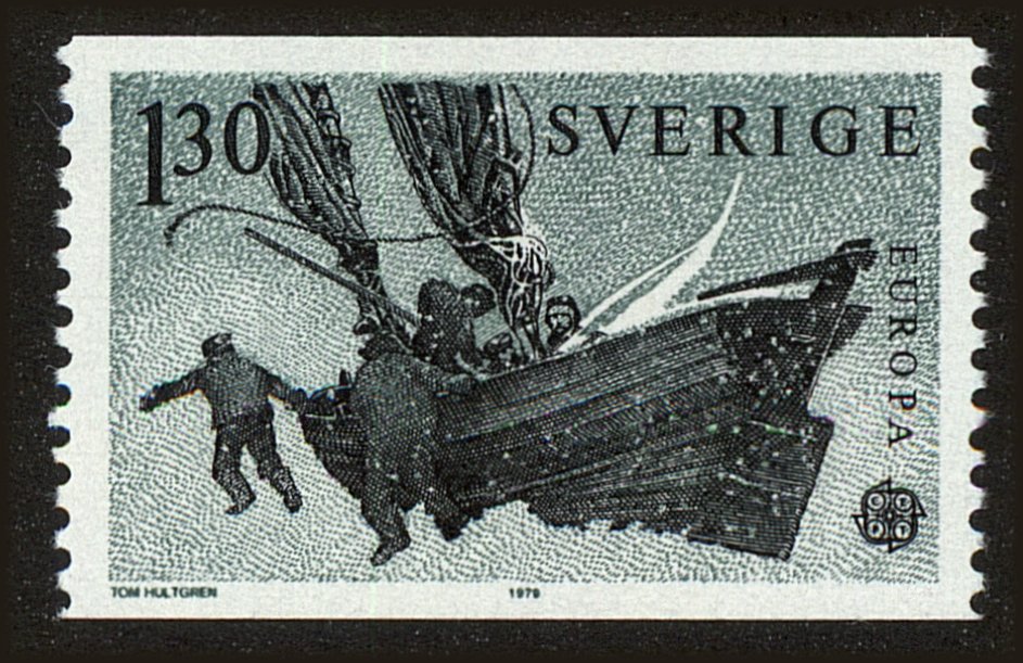 Front view of Sweden 1278 collectors stamp