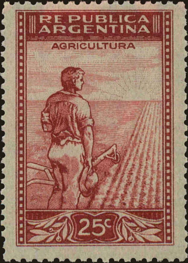 Front view of Argentina 532 collectors stamp