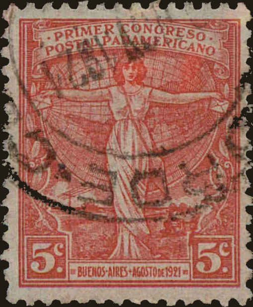 Front view of Argentina 290 collectors stamp