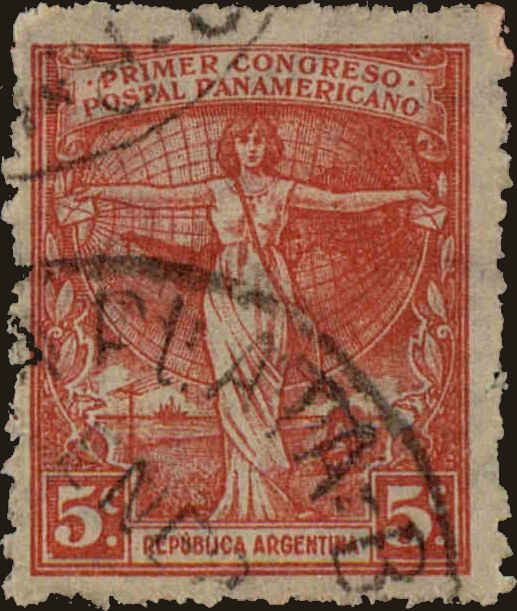 Front view of Argentina 291 collectors stamp