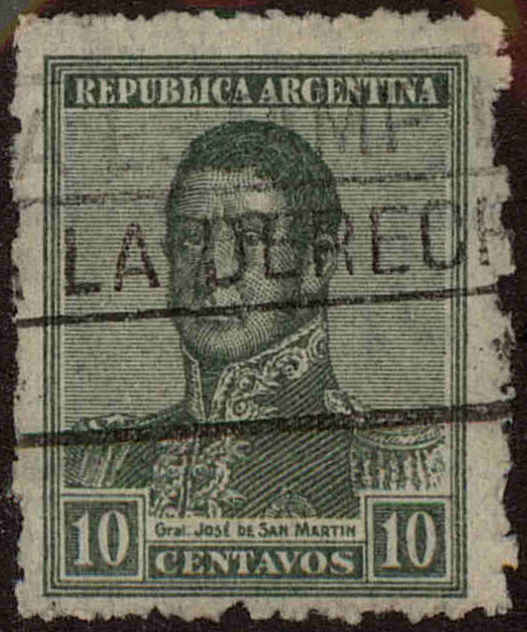 Front view of Argentina 298 collectors stamp