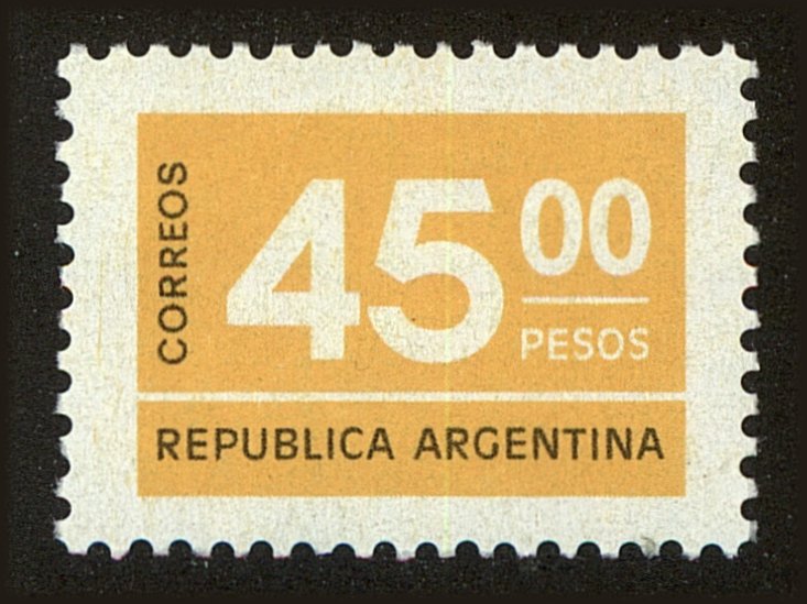Front view of Argentina 1121 collectors stamp