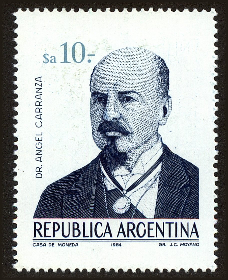 Front view of Argentina 1457 collectors stamp