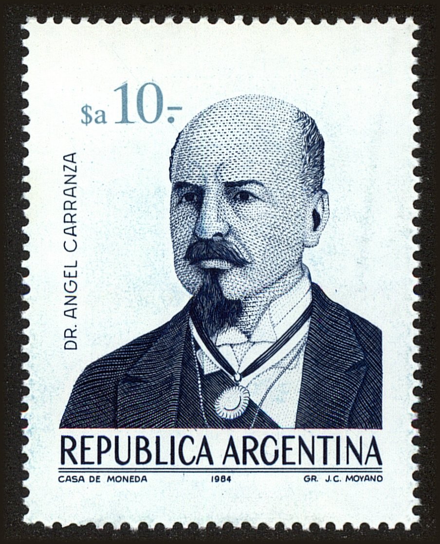 Front view of Argentina 1457 collectors stamp