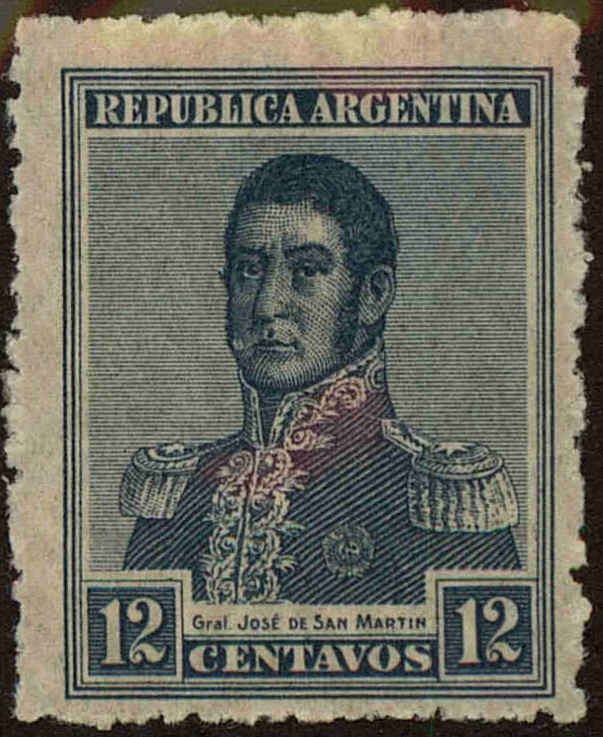 Front view of Argentina 271 collectors stamp